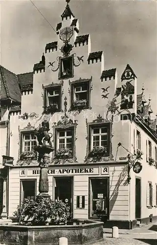 AK / Ansichtskarte Offenburg Hirschapotheke Offenburg