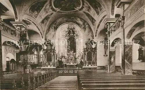 AK / Ansichtskarte Offenburg Stadtpfarrkirche Altarraum Offenburg