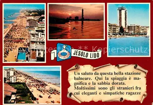 AK / Ansichtskarte Jesolo_Lido Teilansichten Panorama Jesolo Lido