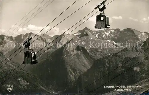 AK / Ansichtskarte Bad_Gastein Stubnerkogel Gondelbahn Bad_Gastein