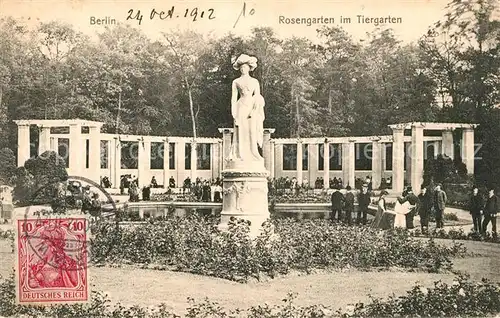 AK / Ansichtskarte Berlin Rosengarten im Tiergarten Berlin