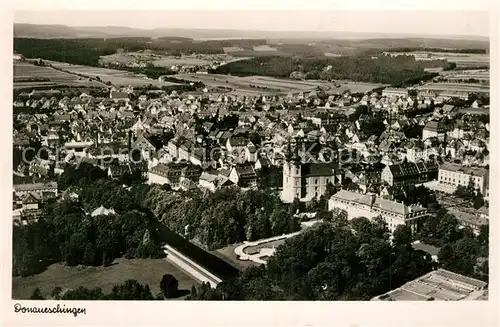 AK / Ansichtskarte Donaueschingen Fliegeraufnahme Donaueschingen