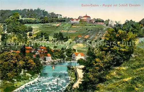 AK / Ansichtskarte Baden Baden Murgtal Schloss Eberstein Baden Baden