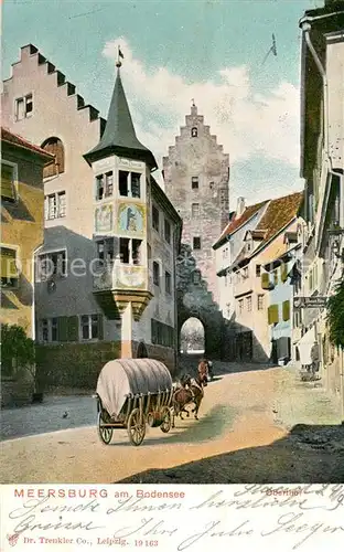 AK / Ansichtskarte Meersburg_Bodensee Obertor Meersburg Bodensee