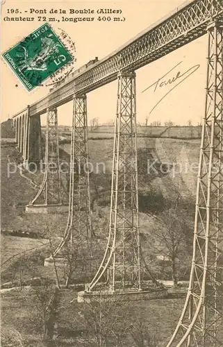 AK / Ansichtskarte Louroux de Bouble Pont de la Bouble Chemin de fer Louroux de Bouble