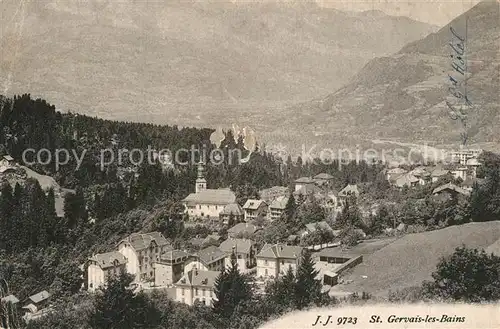 AK / Ansichtskarte Saint Gervais les Bains Panorama Saint Gervais les Bains