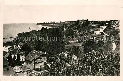 AK / Ansichtskarte Thonon les Bains Panorama La Point de Ripaille Lac Leman Thonon les Bains