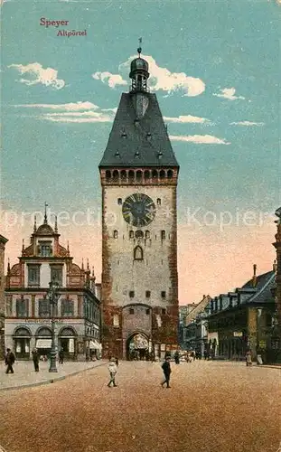 AK / Ansichtskarte Speyer_Rhein Altp?rtel Speyer Rhein