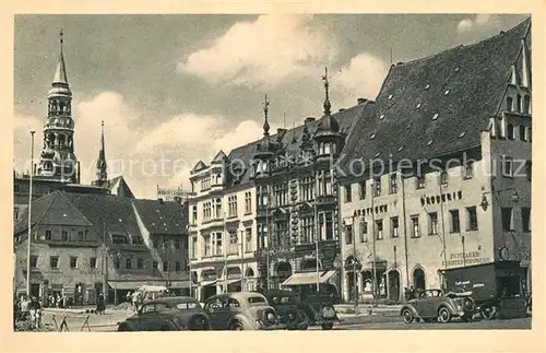 AK / Ansichtskarte Zwickau_Sachsen Hauptmarkt mit Dom Zwickau Sachsen