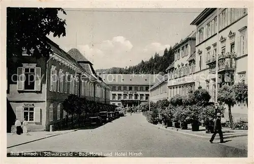 AK / Ansichtskarte Schoenwald_Schwarzwald Bad Hotel Hotel Hirsch Schoenwald Schwarzwald