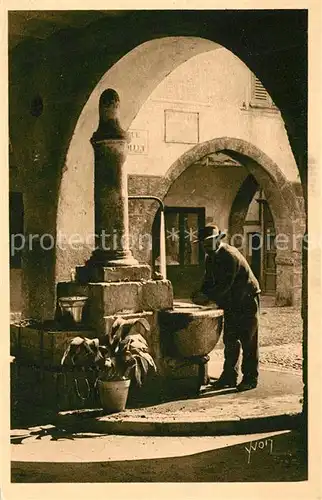 AK / Ansichtskarte Sospel Vieille fontaine Sospel