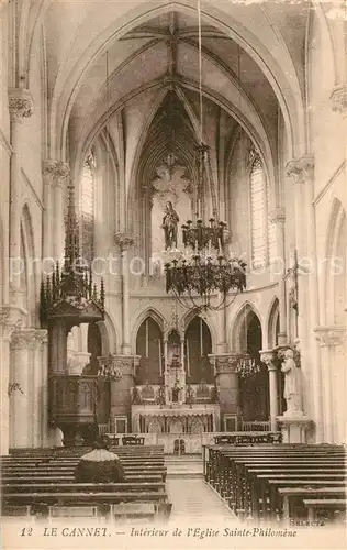 AK / Ansichtskarte Le_Cannet_Alpes Maritimes Interieur de l Eglise Sainte Philomene Le_Cannet_Alpes Maritimes