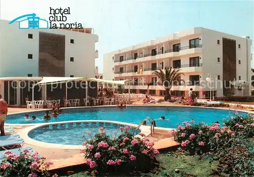 AK / Ansichtskarte Playa_d_en_Bossa Hotel Club La Noria Pool Playa_d_en_Bossa