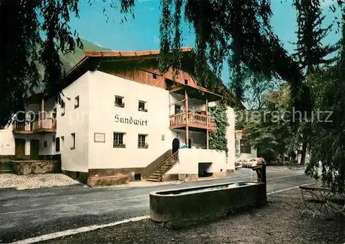 AK / Ansichtskarte Passeier Albergo Sandwirt Geburtshaus Andreas Hofers Passeier