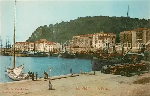 AK / Ansichtskarte Nice_Alpes_Maritimes Le Port Bateaux Cote d Azur Nice_Alpes_Maritimes