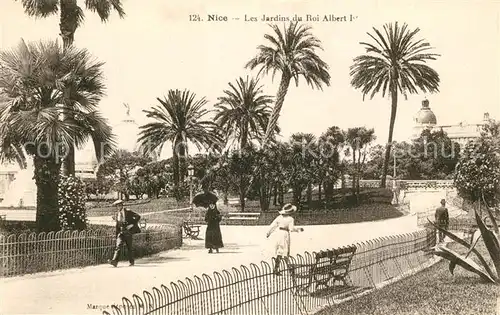 AK / Ansichtskarte Nice_Alpes_Maritimes Les Jardins du Roi Albert Ier Cote d Azur Nice_Alpes_Maritimes