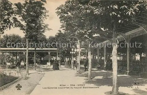 AK / Ansichtskarte Allier Les Galeries couvertes du nouvel Etablissement Allier