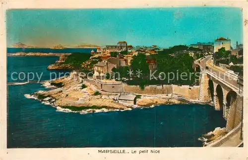 AK / Ansichtskarte Marseille_Bouches du Rhone Le petit Nice Marseille