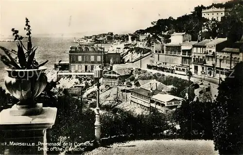 AK / Ansichtskarte Marseille_Bouches du Rhone Promenade de la Corniche  Marseille