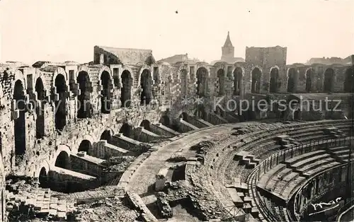 Arles_Bouches du Rhone Interieur des Arenes Romaines Arles_Bouches du Rhone