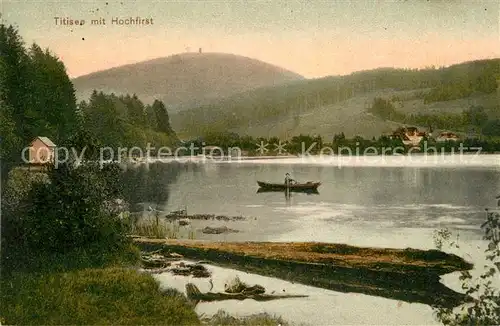 Titisee Hochfirst Panorama Titisee