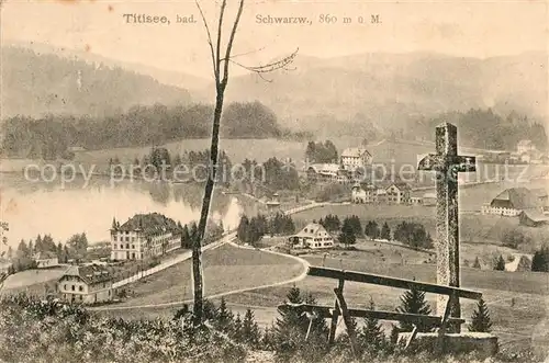 Titisee Panorama Wegkreuz Titisee