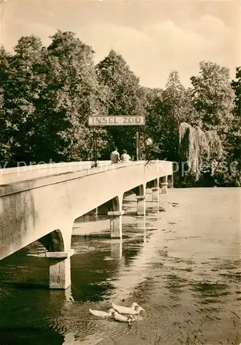 AK / Ansichtskarte Altenburg_Thueringen Insel Zoo Altenburg Thueringen