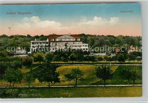 AK / Ansichtskarte Rappenau_Bad Sanatorium Rappenau_Bad