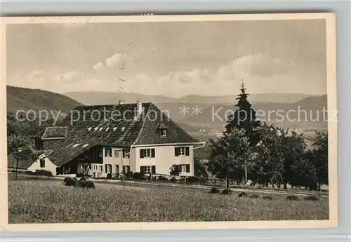 AK / Ansichtskarte Kandern Jugendherberge Platzhof Kandern