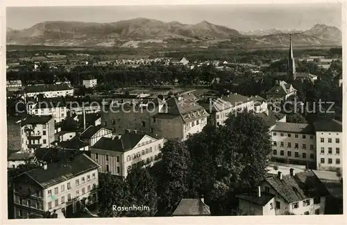 AK / Ansichtskarte Rosenheim_Bayern Fliegeraufnahme Rosenheim Bayern