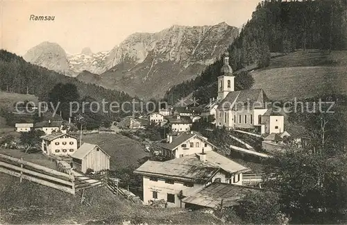 AK / Ansichtskarte Ramsau_Berchtesgaden Panorama Ramsau Berchtesgaden