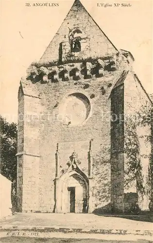 AK / Ansichtskarte Angoulins sur Mer Eglise XIe siecle Angoulins sur Mer