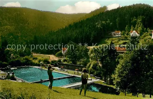 AK / Ansichtskarte Warmensteinach Schwimmbad Warmensteinach