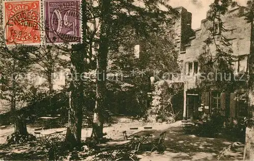 AK / Ansichtskarte Baden Baden Ruine Ebersteinburg Baden Baden