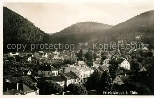 AK / Ansichtskarte Friedrichroda Panorama Friedrichroda