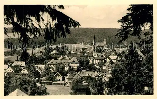 AK / Ansichtskarte Bischofsgruen Panorama Schneeberg Ochsenkopf Bischofsgruen