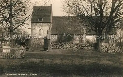 AK / Ansichtskarte Koserow_Ostseebad_Usedom Kirche Koserow_Ostseebad_Usedom