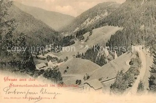 AK / Ansichtskarte Hoellental_Schwarzwald Panorama Hoellental_Schwarzwald