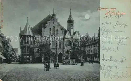 AK / Ansichtskarte Hildesheim Marktplatz Rathaus Hildesheim