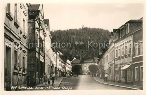 AK / Ansichtskarte Bad_Gottleuba Berggiesshuebel Ernst Thaelmann Strasse Bad