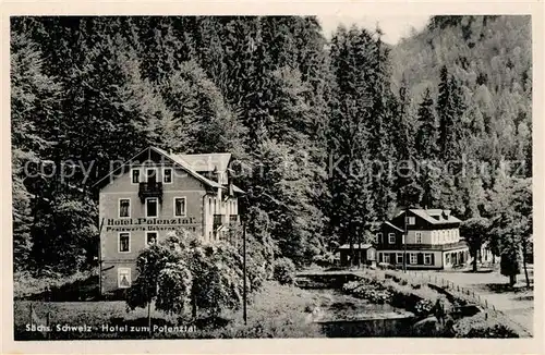 AK / Ansichtskarte Saechsische_Schweiz Hotel zum Polenztal Saechsische Schweiz