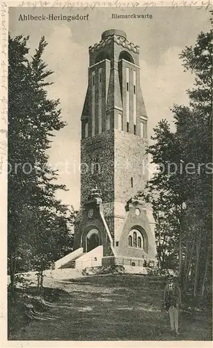 AK / Ansichtskarte Heringsdorf_Ostseebad_Usedom Bismarckwarte Aussichtsturm Heringsdorf_Ostseebad