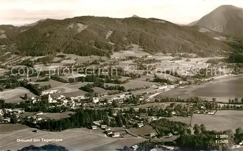 AK / Ansichtskarte Gmund_Tegernsee Fliegeraufnahme Gmund Tegernsee