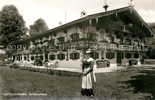 AK / Ansichtskarte Rottach Egern Salitererhaus Trachten Rottach Egern