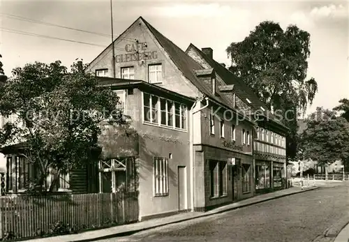 AK / Ansichtskarte Olbernhau_Erzgebirge HO Cafe Central Gruenthaler Strasse Olbernhau Erzgebirge