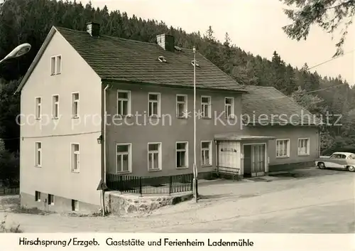 AK / Ansichtskarte Hirschsprung Ferienheim und Gaststaette Ladenmuehle Hirschsprung
