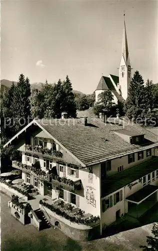 AK / Ansichtskarte Bad_Wiessee Hotel Restaurant Wiesseer Hof Bad_Wiessee