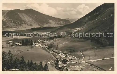 AK / Ansichtskarte Josefsthal_Schliersee Panorama Josefsthal_Schliersee