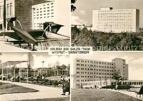 AK / Ansichtskarte Bad_Sulza Solbad Wismut Sanatorium Bad_Sulza