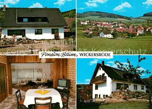 AK / Ansichtskarte Wickersrode Pension Blum Wickersrode